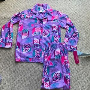NWT Xhilaration ( Target ) Girls Sz Small Owl Print Long Sleeve Sleepwear